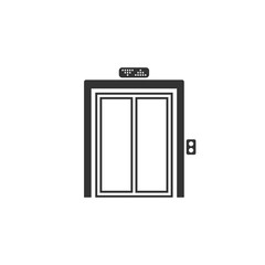 Elevator icon icon in simple design. Vector illustration