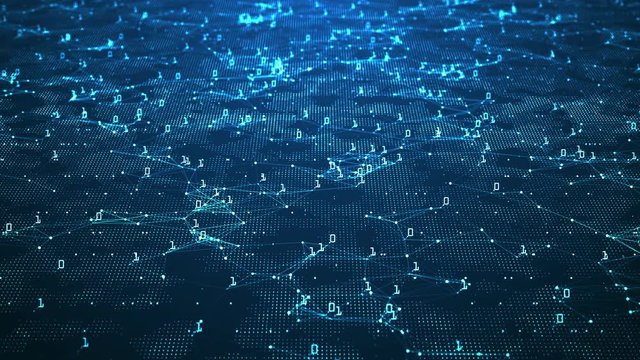  Abstract digital technology background. Artificial Intelligence and Machine Learning Concept.