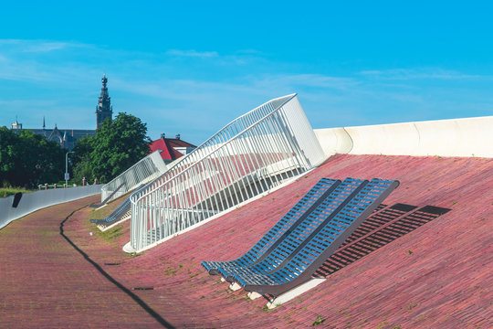 View from the stone-paved Lentse Warande