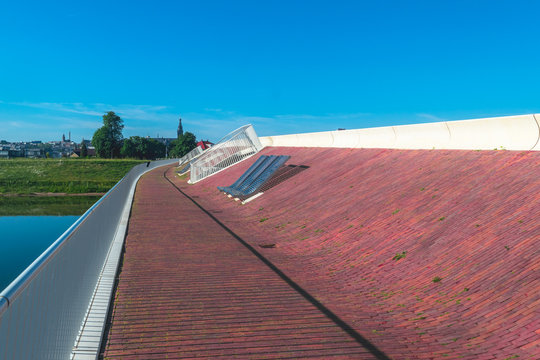 View from the stone-paved Lentse Warande