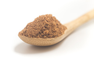 Coconut sugar in a bowl