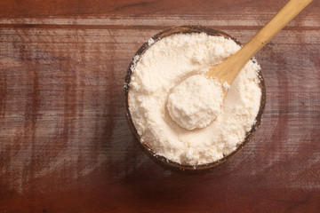 Coconut Flour in a bowl
