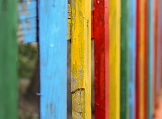 beautiful color fence picture for text