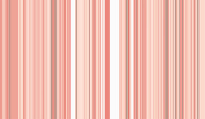 Living coral color 2019 vertical stripes and lines. Vector seamless pattern. Repeating texture in pastel colors for background, poster, postcard, card, banner, cover, textile, interior design