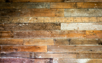 modern wall made with wood plank