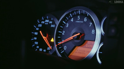 speedometer and tachometer