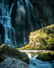 The Gollinger Waterfall near Hallein in Salzburg Austria in spring