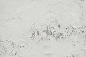 White old stone texture and background wall with cracks