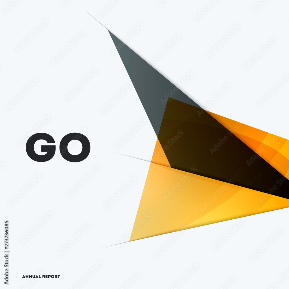 Poster abstract design of vector elements for graphic template. modern background. colourful shapes for bus