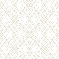 Vector golden lines pattern. Subtle geometric seamless texture with thin grid