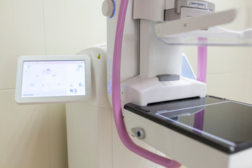 Modern digital mammography unit at clinic