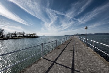 pier on the lake