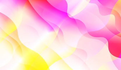 Wavy Background. Soft Color Gradient Background. For Greeting Card, Flyer, Invitation. Vector Illustration.
