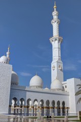 Fototapeta na wymiar Abou Dhabi au moyen-orient