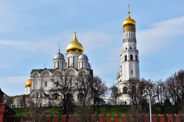 Fototapeta na wymiar Moscow Kremlin. Popular landmark. 
