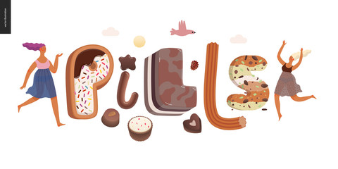 Dessert temptation font