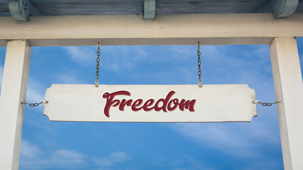 Street Sign to Freedom
