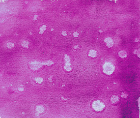 Purple watercolor abstract background hand drawn illustration