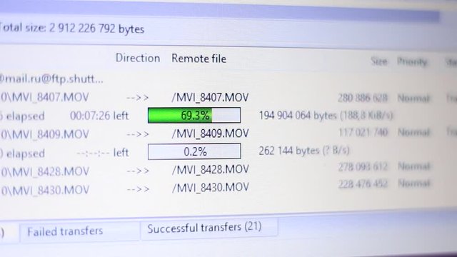 downloading files through ftp computer program