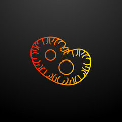 microorganisms nolan icon. Elements of bacteria set. Simple icon for websites, web design, mobile app, info graphics