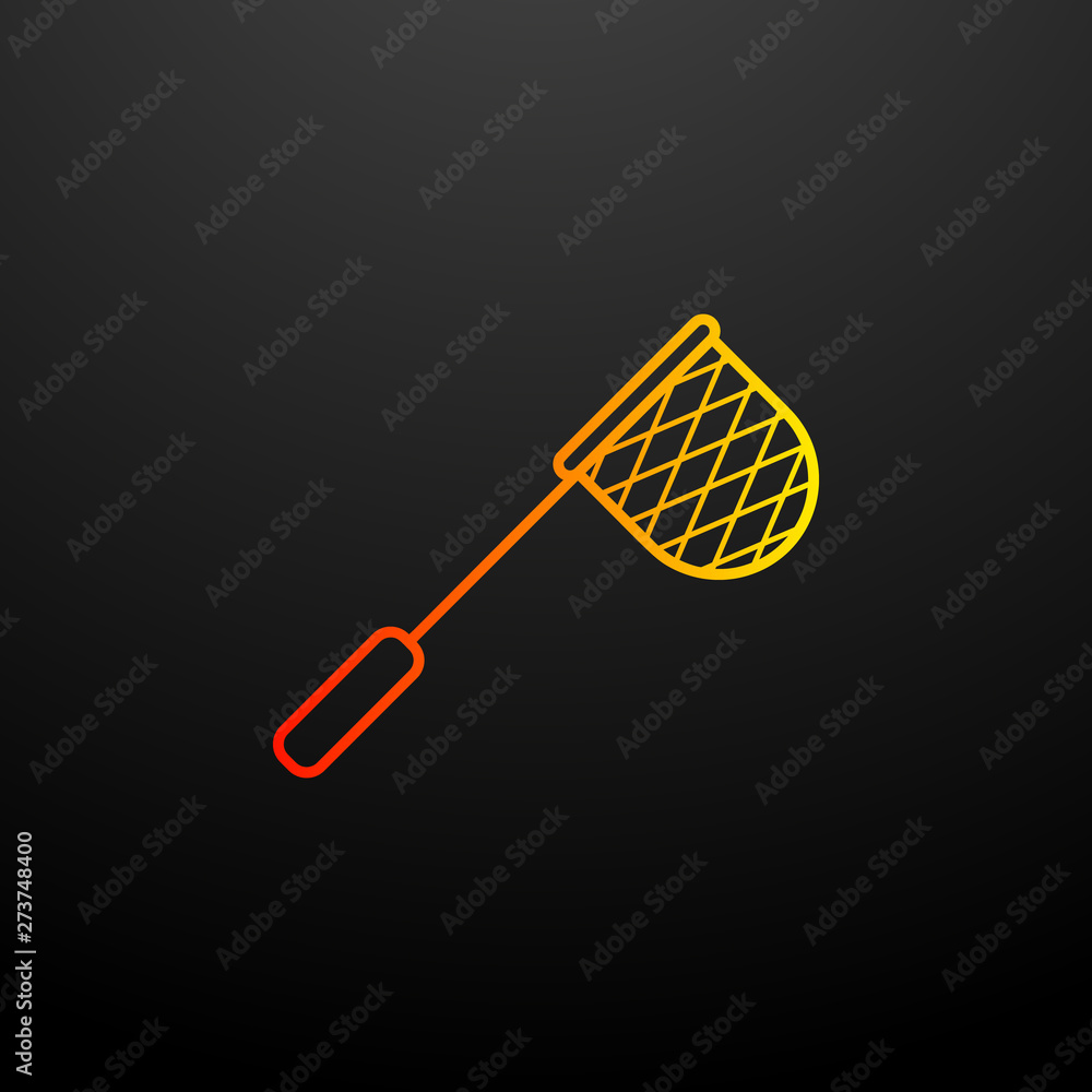 Poster nettle nolan icon. elements of camping set. simple icon for websites, web design, mobile app, info g