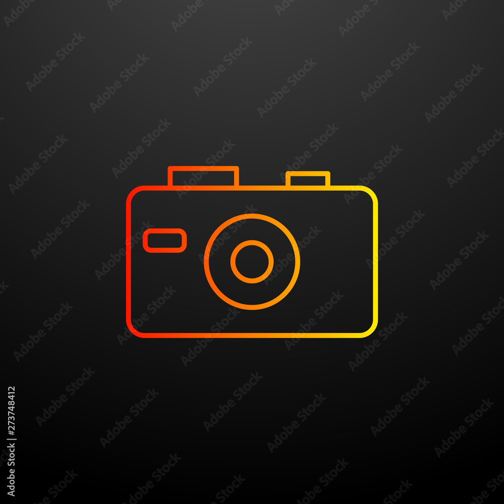 Aufkleber camera nolan icon. elements of camping set. simple icon for websites, web design, mobile app, info g