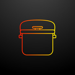 road refrigerator nolan icon. Elements of camping set. Simple icon for websites, web design, mobile app, info graphics