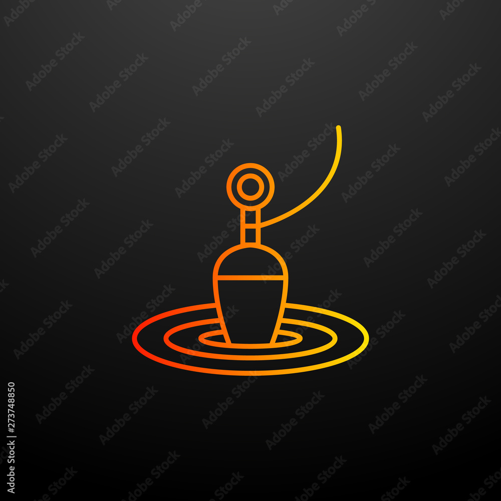 Poster float nolan icon. elements of camping set. simple icon for websites, web design, mobile app, info gr