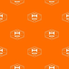 Welding pattern vector orange for any web design best