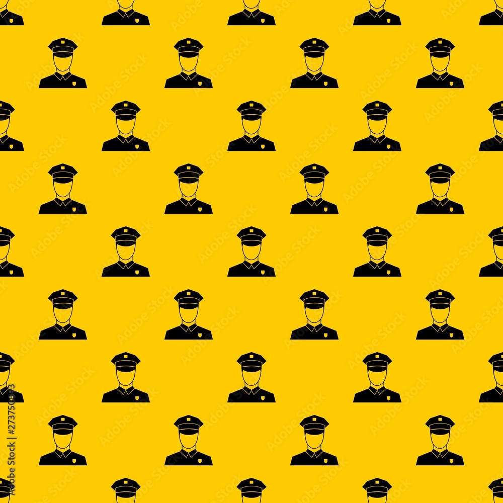 Poster pilot pattern seamless vector repeat geometric yellow for any design