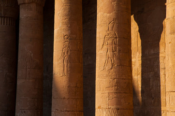 Templo de Horus de Edfu, Valle del Nilo, Egipto.