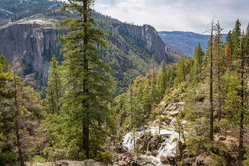 Beautiful landscape of the Yosemite National Park. California, USA