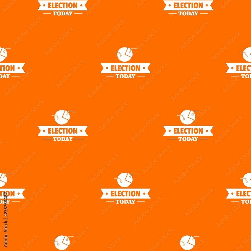 Poster stats today pattern vector orange for any web design best