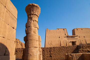 Templo de Horus de Edfu, Valle del Nilo, Egipto.