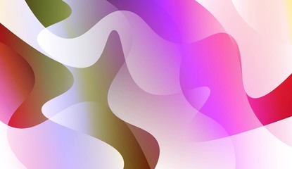 Wavy Background. For Design Flyer, Banner, Landing Page. Vector Illustration with Color Gradient.