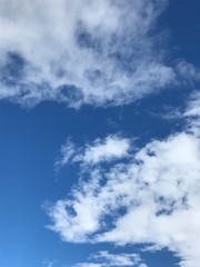 blue sky with clouds