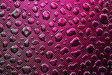 Silver Reflective Fabric Material Texture with Imitation of Water Droplets . Abstract Background of a Reflector Fabric for Lighting Equipment.