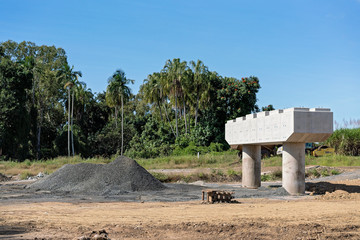 Overpass Under Construction in Australian City