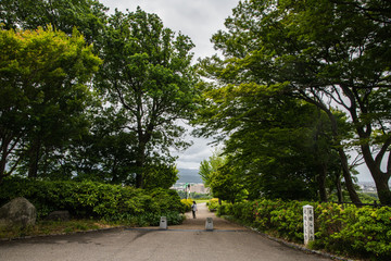 金沢市卯辰山の風景