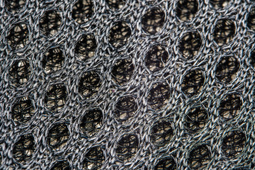 Nylon mesh texture background. The material for of sportswear and shoes.