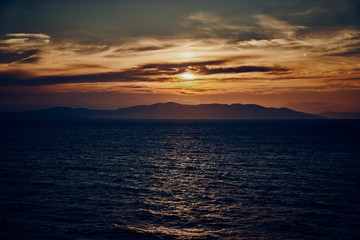 Tramonto in Grecia