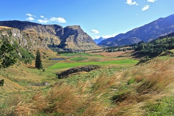 Fototapeta na wymiar Beautiful valley in NZ