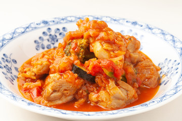鶏肉のトマト煮