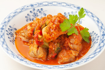 鶏肉のトマト煮