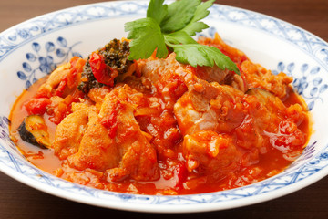 鶏肉のトマト煮
