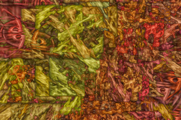 Bright artistic splashes. Abstract painting color texture. Modern futuristic pattern. Multicolor dynamic background. Fractal artwork for creative graphic design