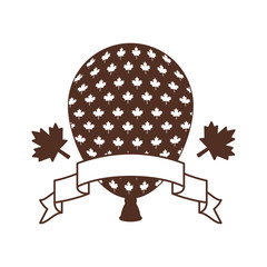 Maple leaf and Canada design