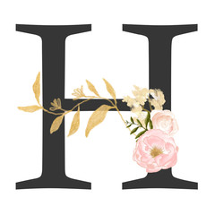 Alphabet set for invitation or cards