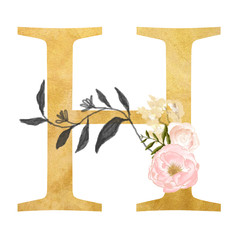 Alphabet set for invitation or cards