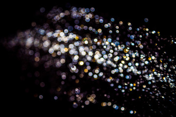 Colorful Bokeh on black